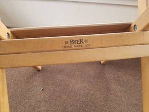 lot 37 image: Pangean Folding Table by Byer of Maine