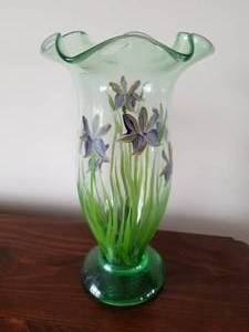 lot 137 image: Pair of Beautiful Hand-Painted Vases