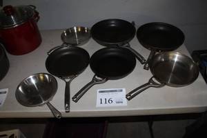 lot 116 image: Lot of (7) Fry Pans