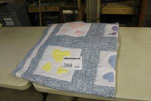 lot 288 image: Lot of (1) Baby Quilt