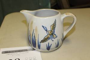 lot 138 image: Louisville Stoneware Ceramic Decorative Pitcher 5H