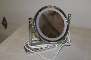 lot 150 image: Jerdon Lighted Make-Up Table Mirror J775C173  7-12Dx9H   25W