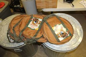 lot 157 image: Lot of (5) Bucket Boss Jumper Cable Bags   (new)