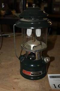 lot 164 image: Coleman Adjustable Gas Lantern Two Mantle   (in box)