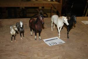 lot 170 image: Lot of (5) Horse Figurines