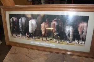 lot 330 image: Board of Directors Wood Framed Wall Art