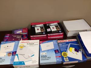 lot 82 image: Large Lot Office Supplies, Paper EXC.