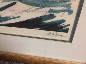 lot 91 image: SAN FRANCISCO REGATTA HENRIE FINE ART COLLECTOR PRINT Edition 500 Signed By Artist COA Attached On Back