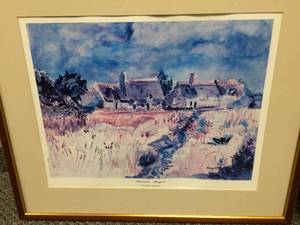 lot 93 image: Framed & Matted Print