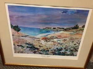 lot 94 image: Framed & Matted Print