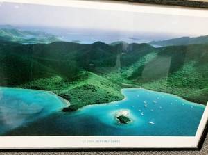 lot 95 image: Beautiful Framed&nbspSt John Virgin islands Picture