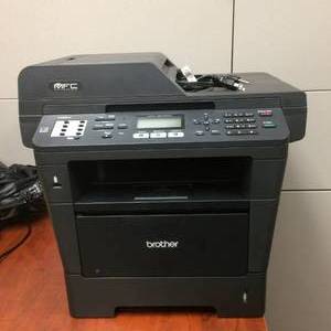 lot 110 image: MSRP $900 Brother MFC-8810DW Wireless 40PPM Monochrome Laser Printer with Scanner Great Working Condition