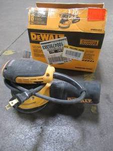 lot 6 image: Dewalt 3 Amp Corded 5 in. Variable Speed Random Orbital Sander, DWE6423 - Used.