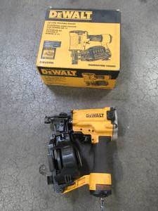 lot 19 image: Dewalt Pneumatic 15-Degree Coil Roofing Nailer, DW45RN - Used.