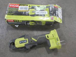lot 44 image: RYOBI ONE 18V PEX Crimp Ring Press Tool (Tool Only), P661 - Used - Missing Die Inserts.