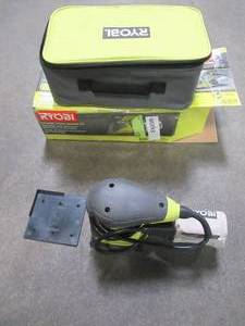 lot 58 image: RYOBI 2 Amp 14 Sheet Sander, S652DGK, Used.