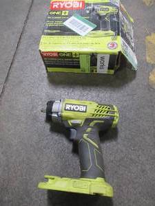 lot 59 image: RYOBI ONE 18V Cordless 38 in. 3-Speed Impact Wrench (Tool Only), P263 - Used.