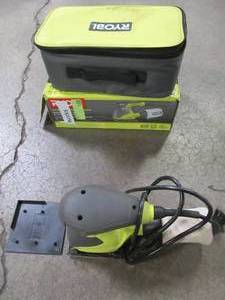 lot 63 image: RYOBI 2 Amp 14 Sheet Sander, S652DGK, Used.