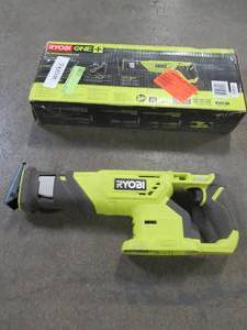 lot 65 image: RYOBI Ryobi P519 18V One Reciprocating Saw (Tool Only), P519 - Like New.