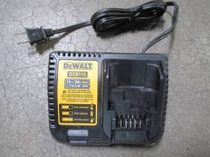 lot 73 image: DEWALT 12-Volt to 20-Volt Lithium-Ion Battery Charger, DCB115, Like New