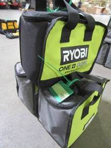 lot 87 image: (3) RYOBI Small Tool Bags.