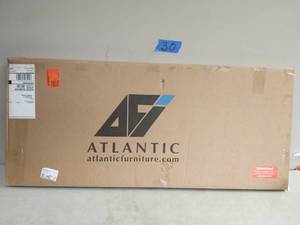 lot 30 image: ALANTIC FURNITURE GREY TWIN SIZE HEADBOARD
