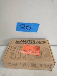 lot 20 image: ACCUMASTER DUE PRO PIN AND PINLESS MOISTURE METER