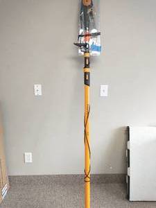 lot 27 image: FISKARS 1.25 in. Cut Capacity Steel Titanium Coated Cutting Blade 15 in. FiberglassAlum Pole 16 ft. Tree Pruner