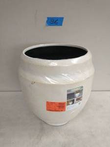 lot 36 image: Monroe 14 in. x 15 in. Resin Composite Planter