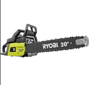 lot 56 image: RYOBI 20 in. 50 cc 2-Cycle Gas Chainsaw with Heavy-Duty Case