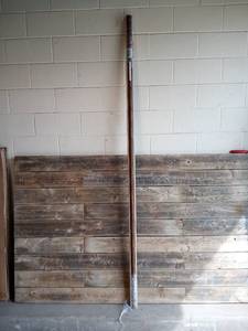 lot 11 image: Farmstead Hickory 58 in. Thick x 34 in. Wide x 94 in. Length Laminate Quarter Round Molding by Zamma (8-Pack)