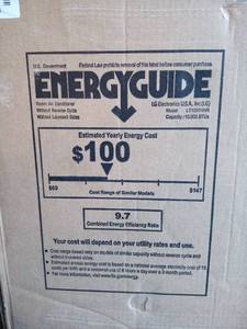 lot 21 image: LG - 440 Sq. Ft. Through-the-Wall Air Conditioner and 440 Sq. Ft. Heater - White