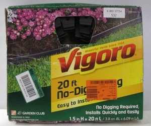 Vigoro 20 ft. No-Dig Landscape Edging Kit