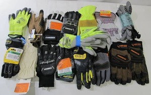 Lot of 15 Pairs Husky Firm Grip Heavy Duty Construction Work Gloves