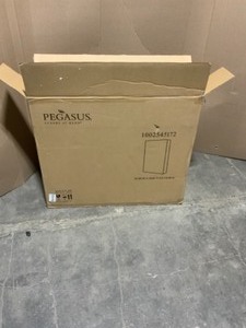 lot 9 image: PEGASUS 24 IN. W X 30 IN. H X 5 IN. D FRAMELESS RECESSED OR SURFACE-MOUNT BATHROOM MEDICINE CABINET WITH BEVELED MIRROR. SEE PICTURES