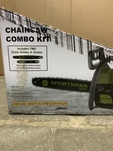 lot 11 image: SPORTSMAN 2-IN-1 20 IN.AND 14 IN. 52CC GAS CHAINSAW COMBO. SEE PICTURES
