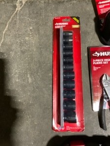 lot 14 image: ASSORTED HUSKY TOOLS & ACCESSORIES VARIOUS CONDITIONS. SEE PICTURES