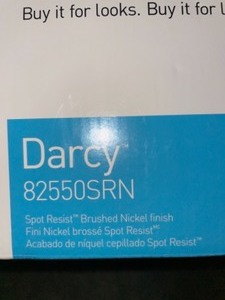 MOEN DARCY SINGLE-HANDLE 5-SPRAY 1.75 GPM TUB AND SHOWER FAUCET IN SPOT RESIST BRUSHED NICKEL (VALVE INCLUDED). SEE PICTURES