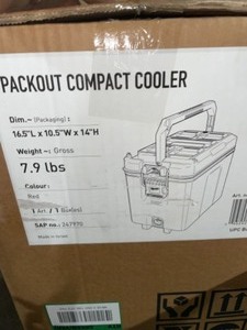 MILWAUKEE PACKOUT 16 QT. COMPACT COOLER. SEE PICTURES