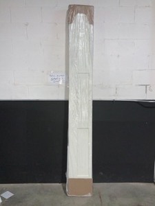 JELD-WEN 24 IN. X 96 IN. BIRKDALE PRIMED SMOOTH HOLLOW CORE MOLDED COMPOSITE INTERIOR CLOSET BI-FOLD DOOR. SEE PICTURES
