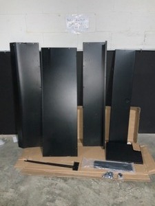 STACK-ON 8-GUN READY TO ASSEMBLE SECURITY CABINET, BLACK. SEE PICTURES