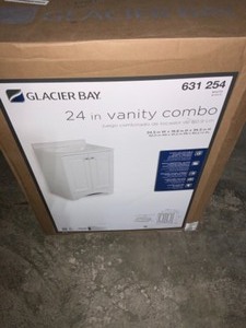 ASSORTED DAMAGED VANITYS & SINKS. VARIOUS KINDS AND CONDITIONS. SEE PICTURES
