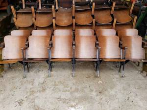 Set of 6 Seats - Left Hand End Piece