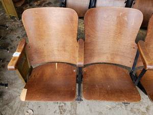 Set of 6 Seats - Right Hand End Piece