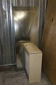 lot 57 image: Aprilaire Media Air Cleaner with a Section of Ductwork