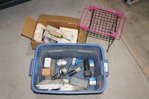 lot 73 image: HVAC Components, Trowel, Hand Rail Brackets