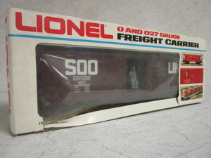 LIONEL SOO LINE FREIGHT CARRIER - NEW WITH ORIGINAL BOX