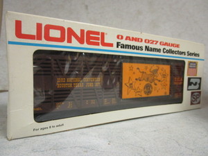 LIONEL, FAMOUS NAME COLLECTORS SERIES, TCA CONVENTION BOX CAR - NEW WITH ORIGINAL BOX