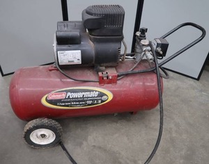 lot 100 image: COLEMAN POWER MATE AIR COMPRESSOR