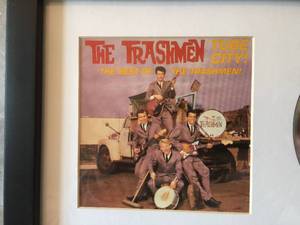 lot 33 image: The Trashmen Tube City Framed ArtCD and Cover